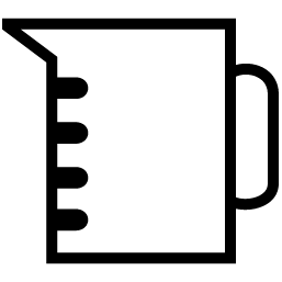 icon of a measuring cup